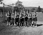 011867D: Girls hockey team, Fairbridge Farm, 1954