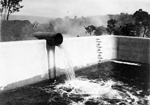 Water pouring into No. 2 tank, Coolgardie Water Supply [picture]