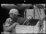 Stuart Gore with handkerchief 'cap'
