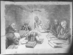 Political cartoon The Conference