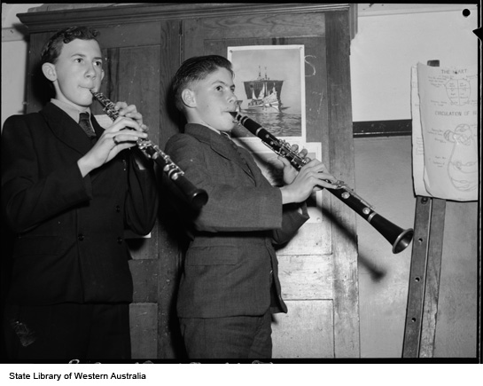 Young oboist