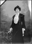 Studio portrait of Mrs Lang