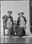 Studio portrait of Joseph and Lucy Hardie and three sons