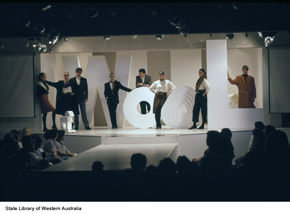 Wool fashion parade possibly at Royal Show 1987