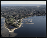 Aerial photograph of Matilda Bay and Royal Perth Yacht Club