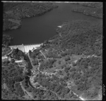 Aerial photograph of the Mundaring Weir, 6 Sept. 1963 [picture]
