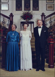 Gordon and Ruth Reid with Princess Anne inside Government House [picture]
