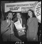 Don Lane at a prize presentation