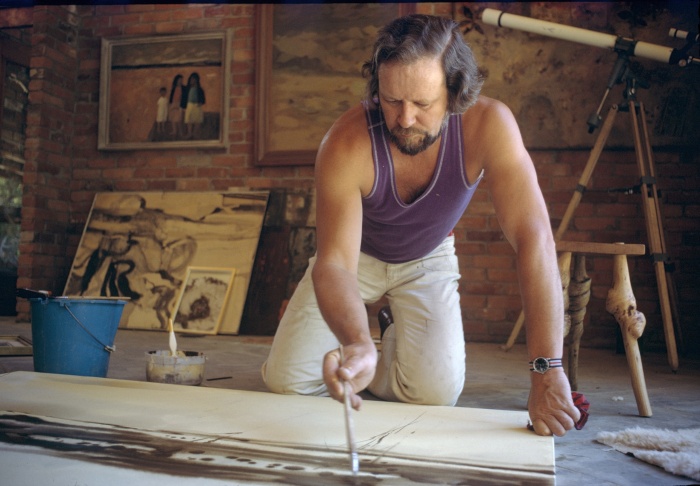 Robert Juniper painting 1977