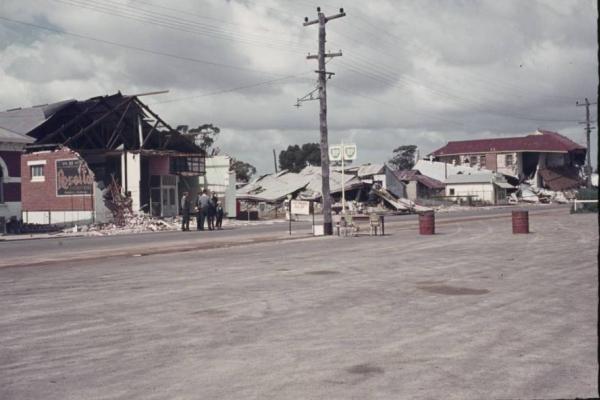 Aftermath of the Meckering earthquake 1968