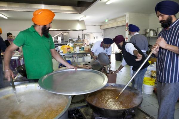 Sikh community at Gurdwara Sahib of Western Australia  Sikh Community Centre