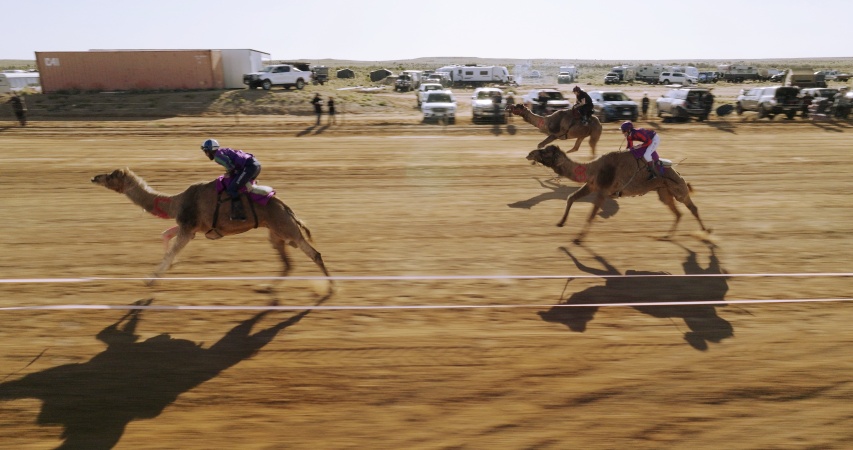 The Marree Camel Cup 2022 Production still from the film Watander My Countryman