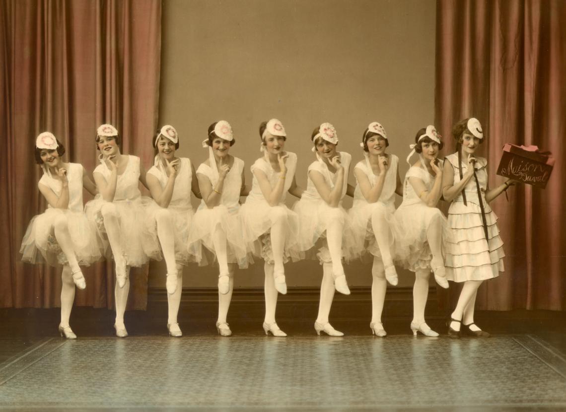 Members of a theatrical group c1920