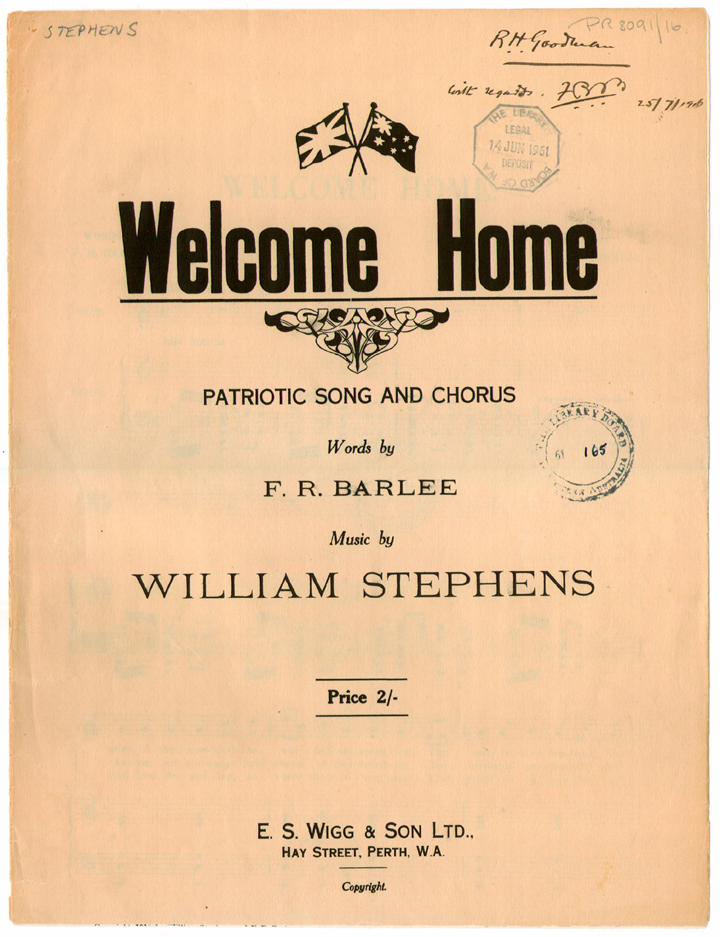 Welcome Home - Title Page