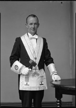 Freemason Mr Davidson of Kalgoorlie c1928 096568PD