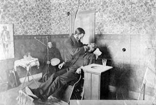 Dentist Eastern Goldfields 1890s 000830d. Courtesy Royal WA Historical Society