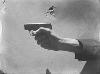 Revolver used by criminals in WA 1930