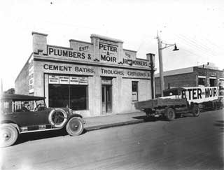 Peter & Moir Plumbers, Perth, 1920s 001727d