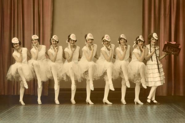 Members of a theatrical group c1920