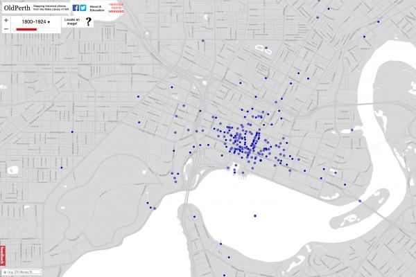 Old Perth map screen grab