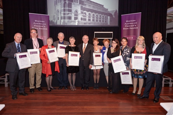 Photograph of the 2014 Winners of The Premiers Book Awards
