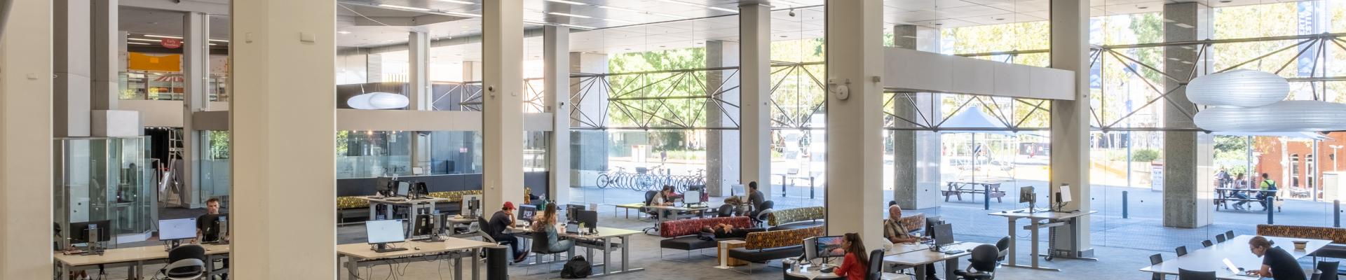 Interior of Discovery Lounge State Library of WA