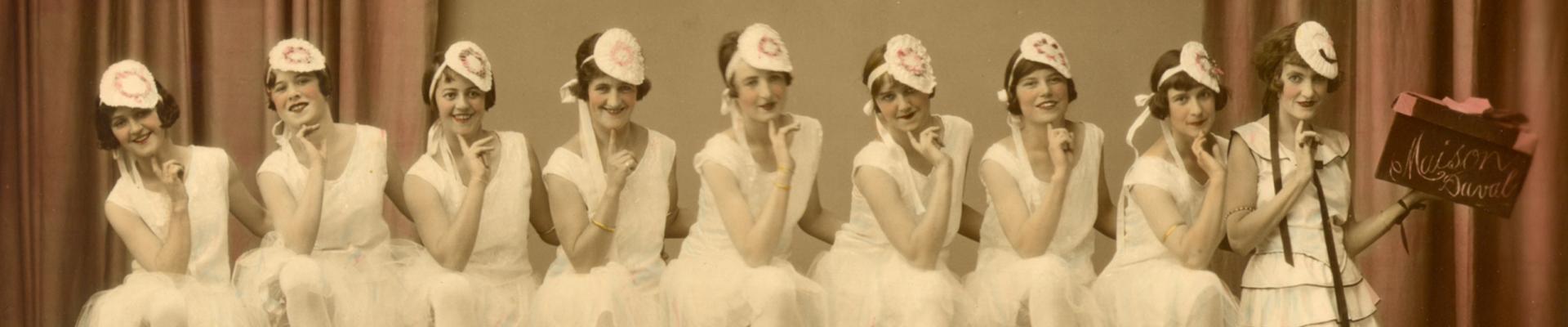 Members of a theatrical group c1920