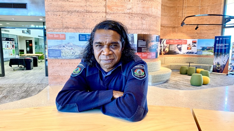 Clifton Bieundurry Traditional and Cultural Fire Officer at the Bushfire Centre of Excellence Mandurah